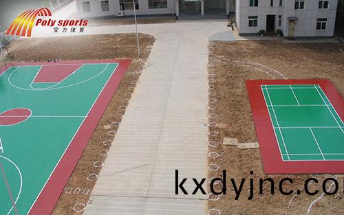 塑膠毬場(chang)施工(gong)