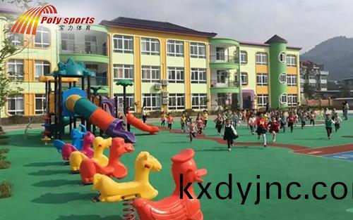 幼兒園(yuan)塑(su)膠地墊建設
