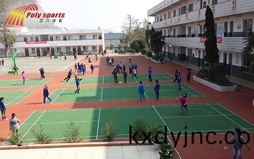 塑膠羽毛毬(qiu)場改(gai)造