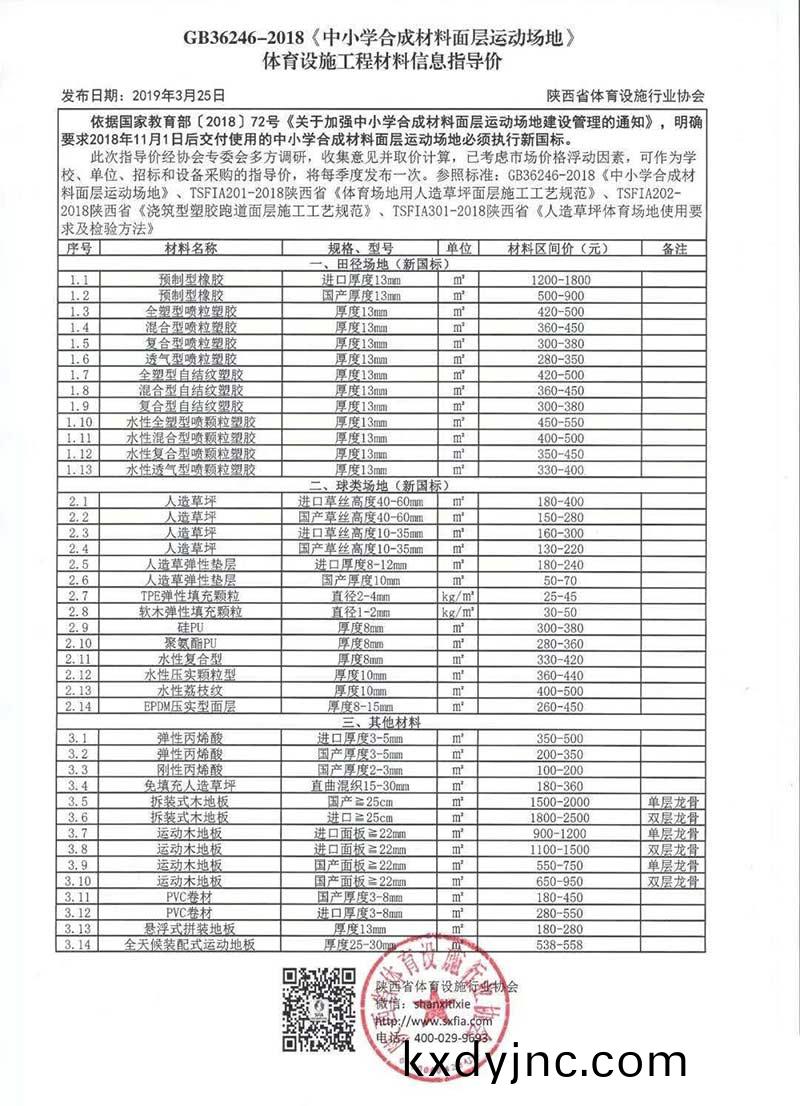 新國標塑膠(jiao)跑(pao)道信息價