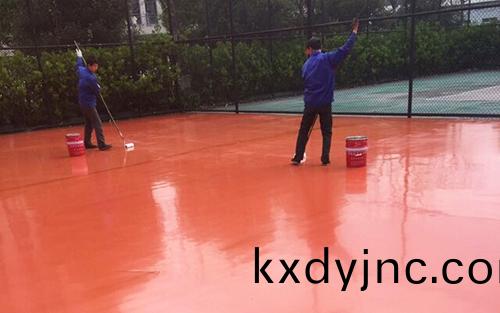 塑膠籃毬場滾麵漆