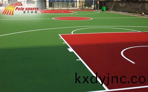 硅PU籃毬場(chang)地施工