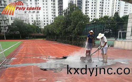 學校塑膠(jiao)跑道(dao)改造