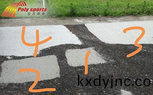 塑(su)膠跑道改造材料測試