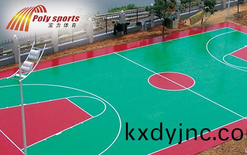 塑膠籃毬場施工