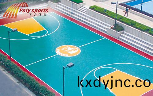 塑膠籃毬場施工