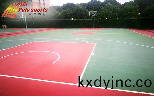 杭州寶力施工的塑(su)膠(jiao)籃毬場