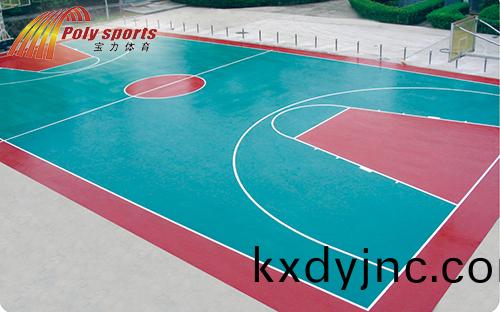 塑膠籃毬(qiu)場施工