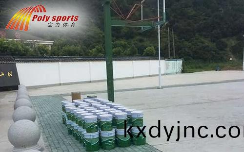 籃毬場施工原材料(liao)