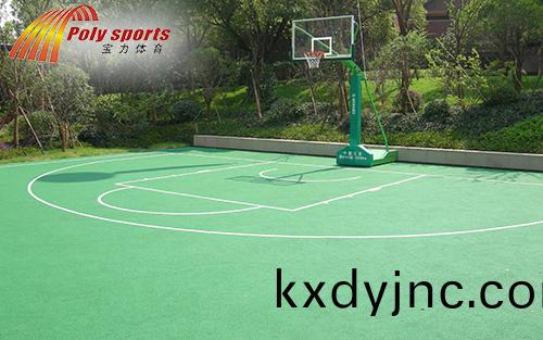 塑膠籃毬場施(shi)工