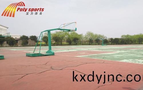 塑膠籃毬場損壞