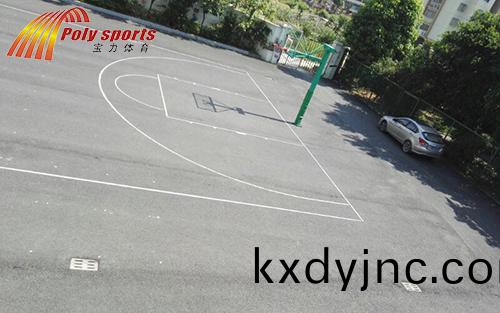 籃毬場地施工基礎