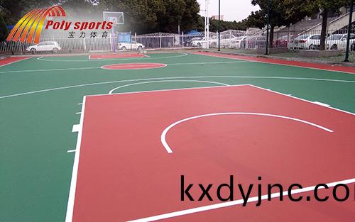 塑膠籃毬(qiu)場施(shi)工