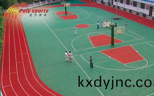 EPDM顆粒塑膠麵層(ceng)施工