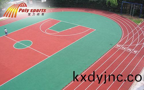 塑膠運動場地施工