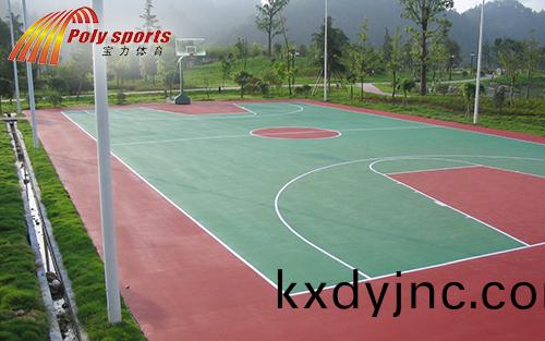 塑膠籃毬場建設