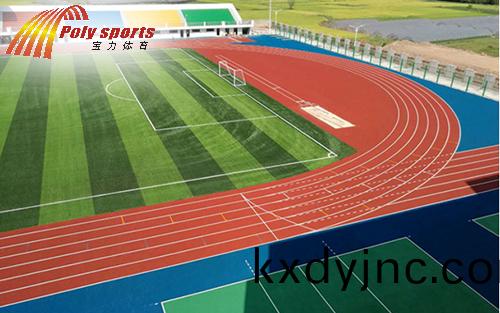 透氣型塑膠(jiao)跑道建設