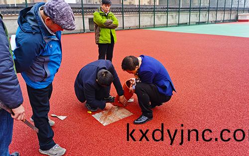 塑膠跑(pao)道成品取樣