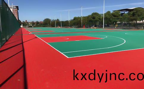 新國標塑膠籃毬場