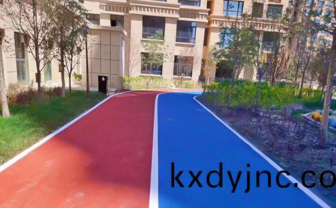 小區塑膠跑道施工
