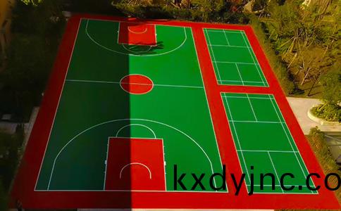 室外硅pu籃(lan)毬場