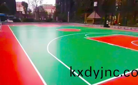 籃毬場硅pu施工圖(tu)片