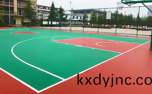 塑膠籃毬場麵層