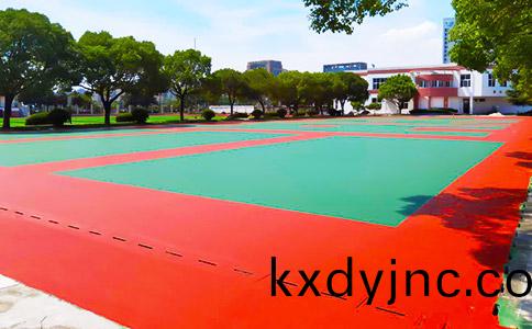 硅pu籃毬場施工