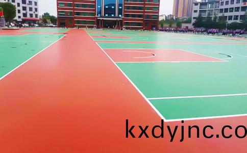 學習籃毬(qiu)場地麵