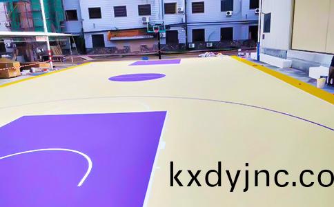 寶力體育施工籃毬(qiu)場