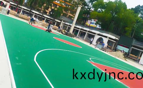 籃毬場塑膠(jiao)地麵