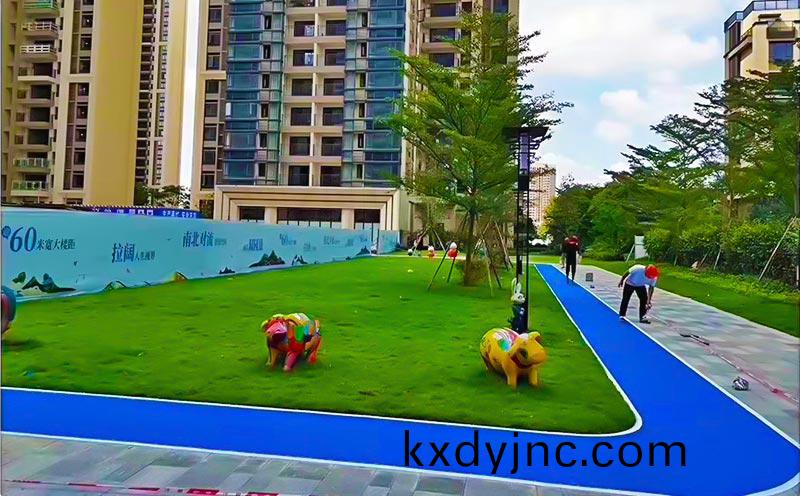 杭州塑膠場地(di)施工