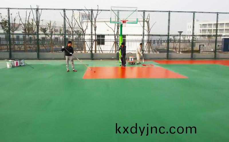 硅pu籃毬場施工