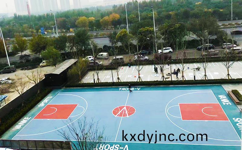 室(shi)外塑膠籃毬場(chang)場地