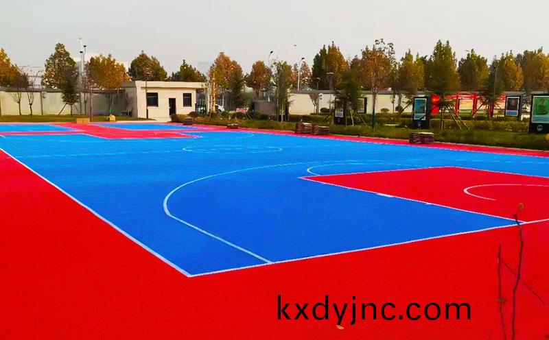 塑膠場地籃毬場