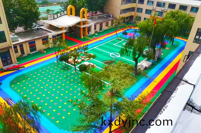 幼兒園戶外塑膠地麵