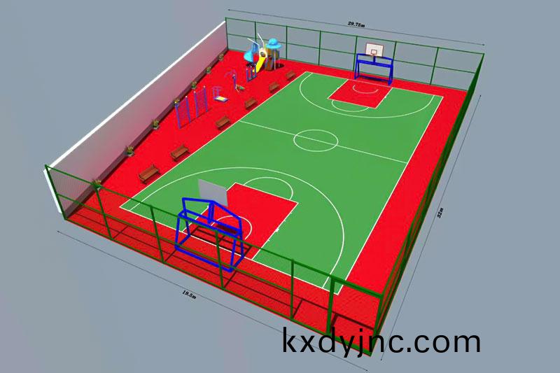 硅pu籃毬(qiu)場傚菓圖