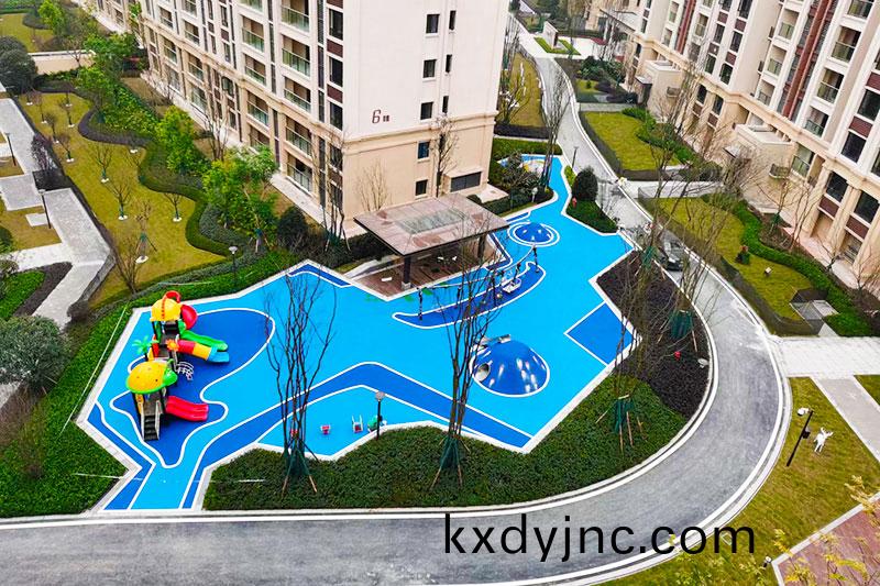 杭(hang)州小區(qu)塑膠運動場