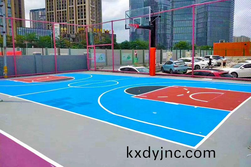 小區硅pu籃毬場