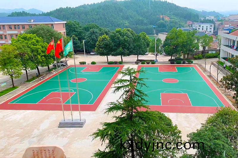 塑膠硅pu籃毬(qiu)場