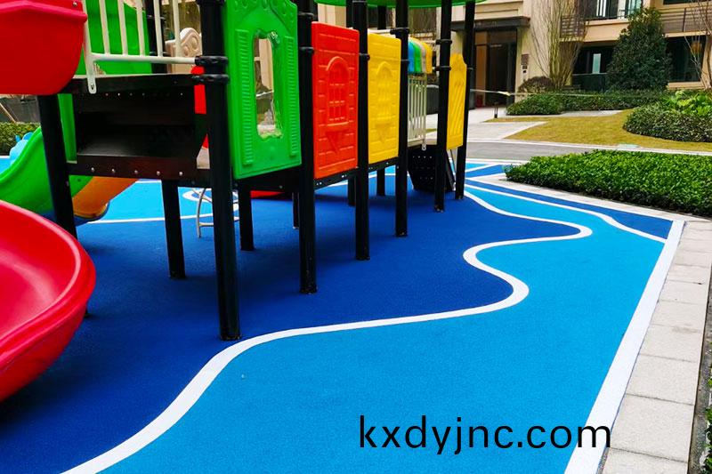 小區遊樂場塑膠地麵(mian)