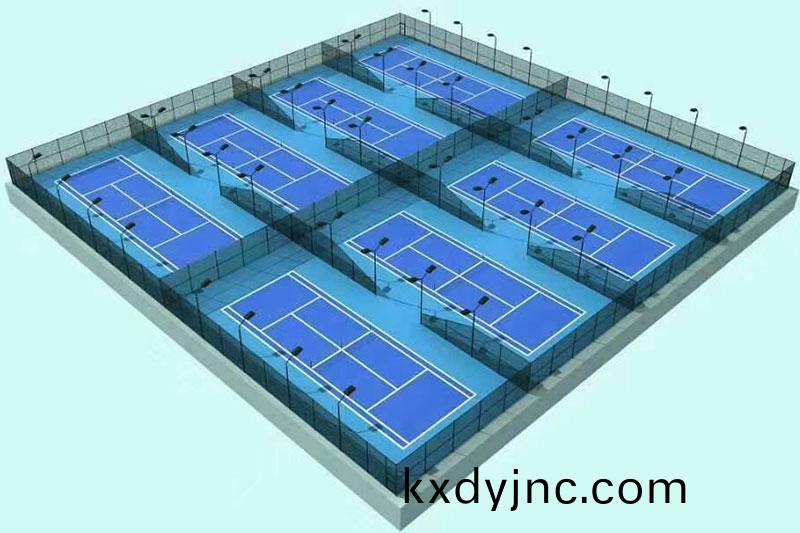 塑膠網毬場平麵(mian)圖